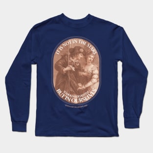 Shakespeare renaissance poet bookish English teacher Long Sleeve T-Shirt